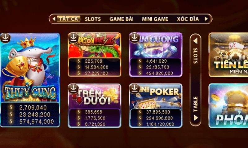 Nhiều trò chơi với mức cược khủng tại Ace88