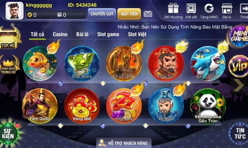 Đồ họa game King Fun trực tuyến đặc sắc