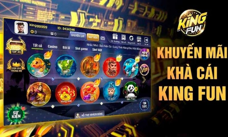 King Fun thường xuyên có nhiều khuyến mãi hấp dẫn