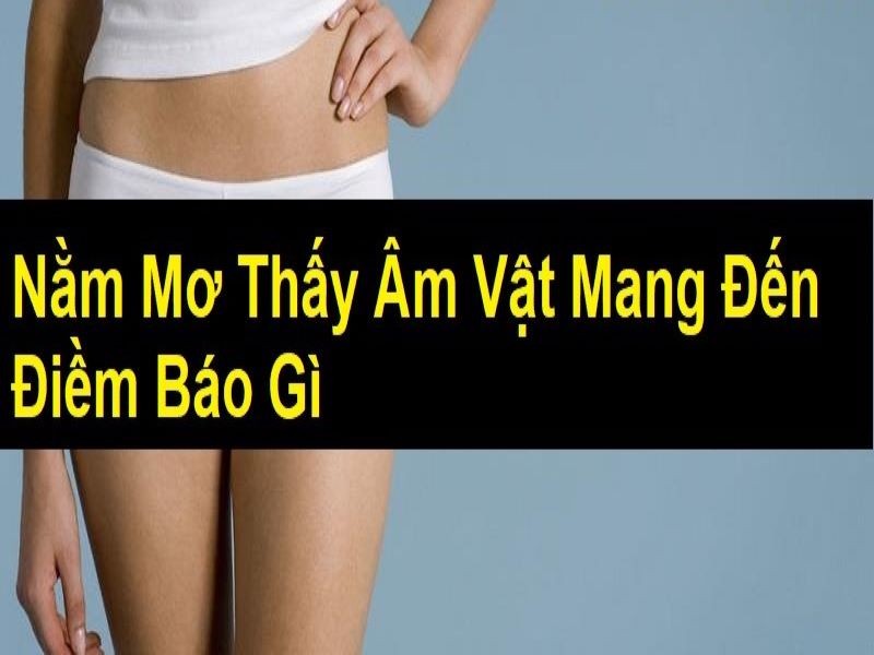 Con số mang đến may mắn khi mơ thấy âm vật