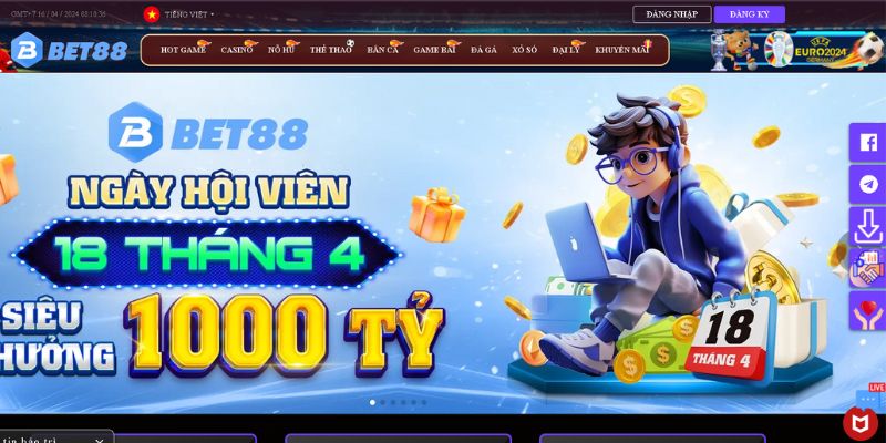 Tổng quan nhà cái uy tín Bet88